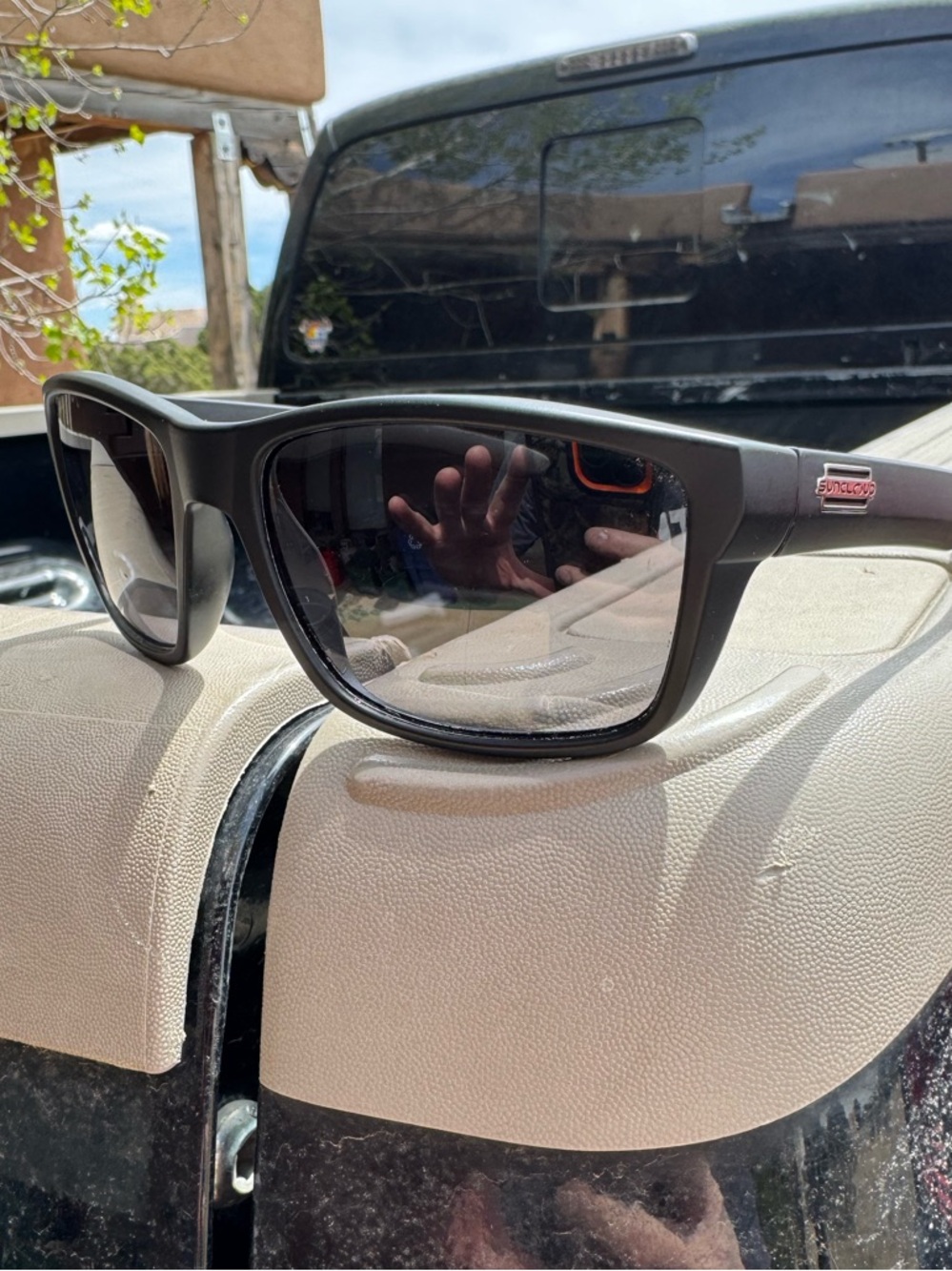 Suncloud Matte Black Sunglasses with Gray Smoke Lenses